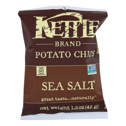 Kettle Potato Chips,Sea Salt 1.5 Oz
