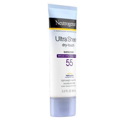 Neutrogena, Ultra Sheer Broad Spectrum Spf 55 Dry Touch Sunscreen, Case Of 3, 3 Fl Oz