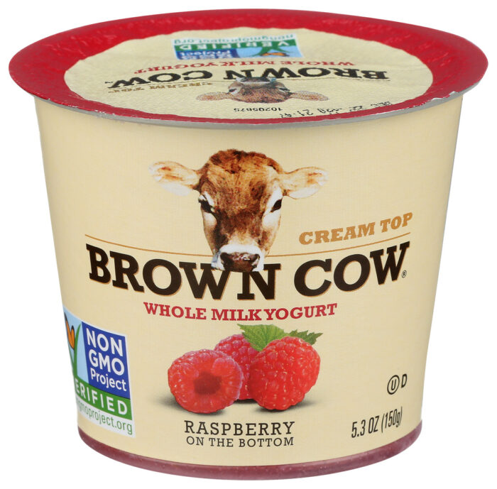 Brcow Yogurt,Crm Top,Raspberry 5.3 Oz - Image 1