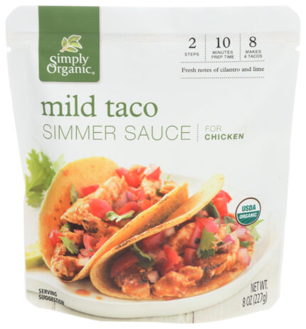 Simpog Simmer Sce,Og2,Mild Taco 8 Oz