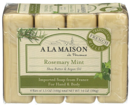 Alamai Bar Soap,Value Pk,Rsmry 4 Ct
