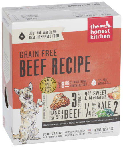 Honkit Dog Fd,Grn Free,Beef 2 Lb