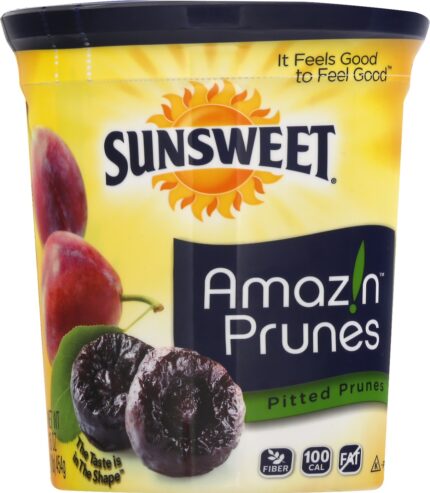 Sunsweet, Pitted Prunes Canister, Case Of 6, 16 Oz