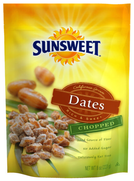 Sunsweet, Chopped Dates, Case Of 8, 8 Oz