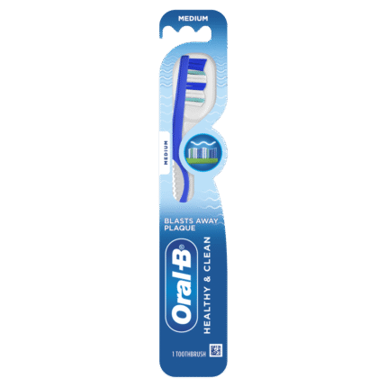 Oral B, Healthy And Clean Toothbrush Medium Bristles, Case Of 6, 1 Ct