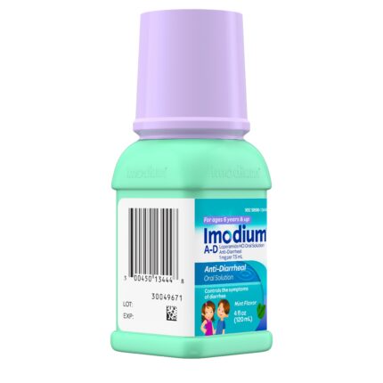 Imodium, A D Liquid Anti-Diarrheal Medicine For Kids Mint, Case Of 3, 4 Fl Oz