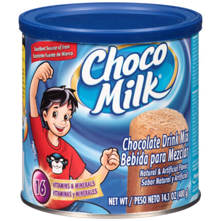 Choco Milk, Drink Mix Chocolate, Case Of 12, 14.1 Oz