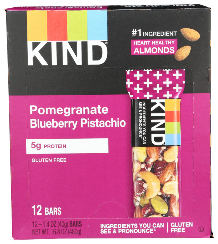 Kind, Pomegranate Blueberry Pistachio Bar, Case Of 12, 1.4 Oz - Image 1