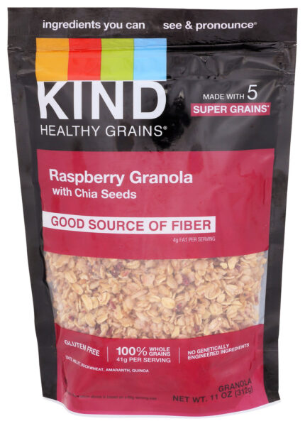 Kind Clstr,Rasp W/Chia Seeds 11 Oz