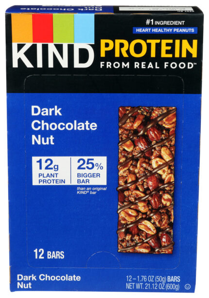 Kind, Dark Chocolate Nut Protein Bars, Case Of 12, 1.76 Oz