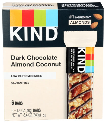 Kind, Dark Chocolate Almond Coconut Bar, Case Of 12, 1.4 Oz