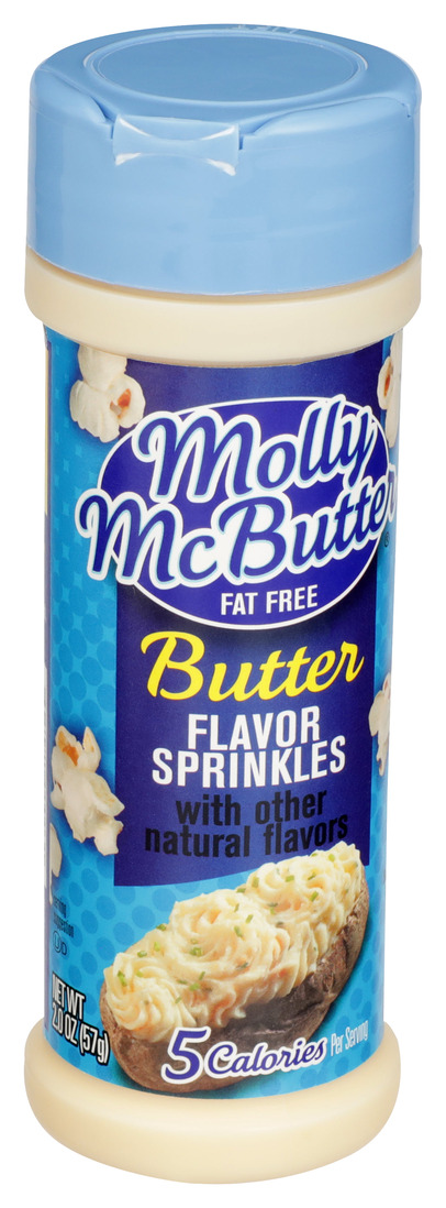 Molly Mcbutter, Butter Flavor Sprinkles, Case Of 12, 2 Oz