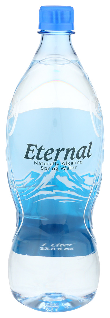 Eternal, Naturally Alkaline Spring One L. Bottle, Case Of 12, 1 Ltr