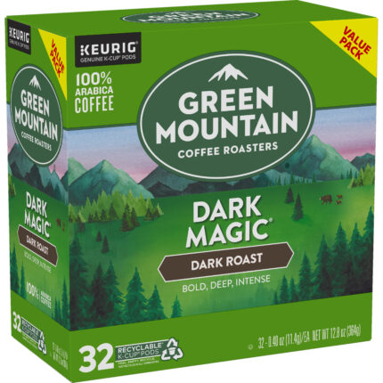 Green Mountain, Dark Magic K Cup Pods, Case Of 4, 32 Ct