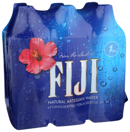 Fiji, Natural Artesian Water Bottle, Case Of 2, 33.8 Fl Oz
