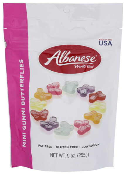 Albanese, Mini Gummi Butterflies, Case Of 6, 9 Oz