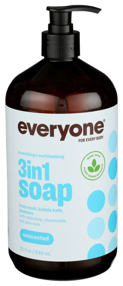 Evrone Soap,Everyone,Unscented 32 Fz