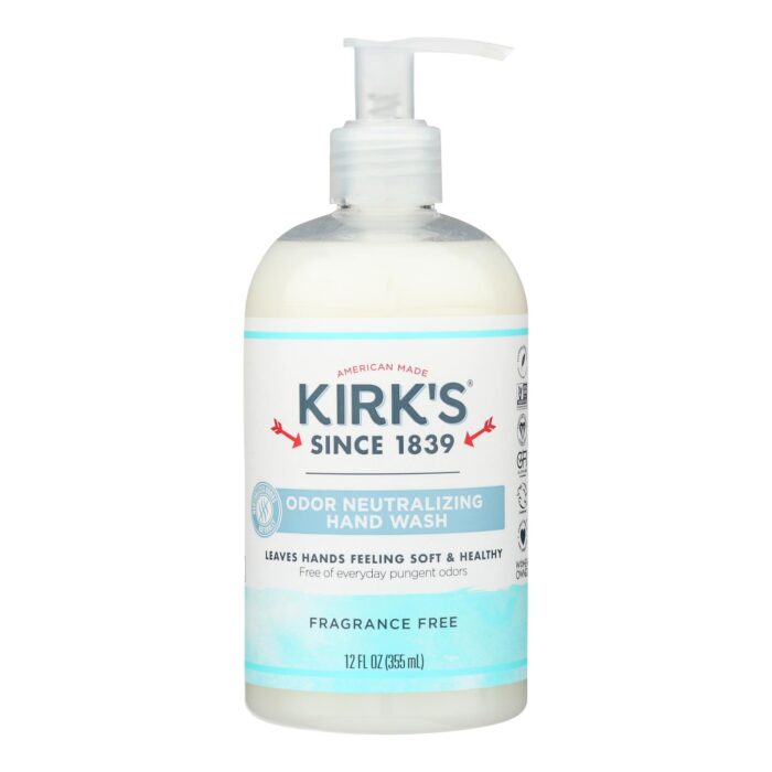 Kirk Hand Soap,Fragrance Free 12 Fz - Image 1