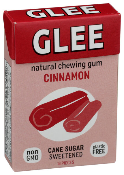 Glee Chewing Gum,Cinnamon,Box 16 Pc