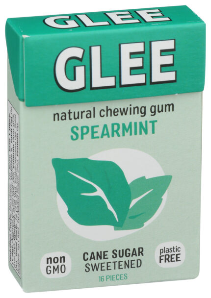 Glee Chewing Gum,Spearmint,Box 16 Pc