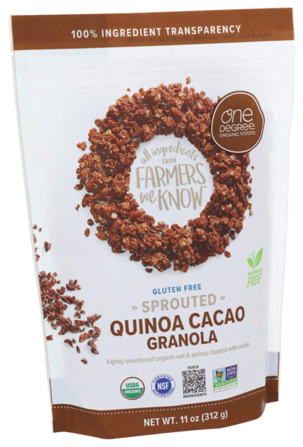 Onedeg Sprt Oat Gran,Og2,Q Cacao 11 Oz