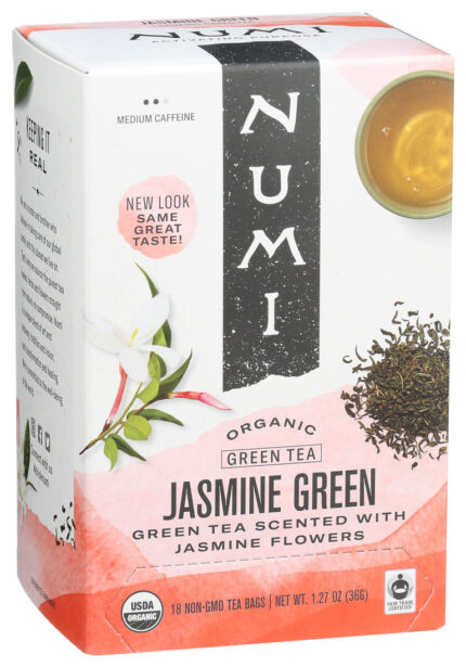 Numi Grn Tea,Og2,Jasmine 18 Bag