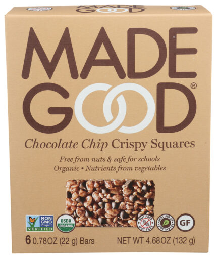 Madegd Crispy Sqrs,Og2,Choc Chip 4.68 Oz