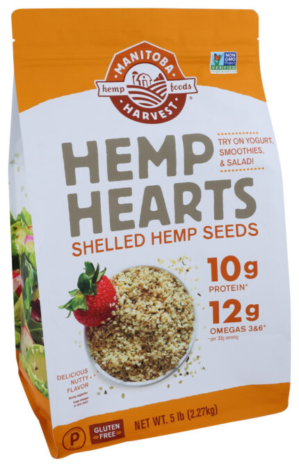 Mantba Hemp Hearts,Shelled 5 Lb