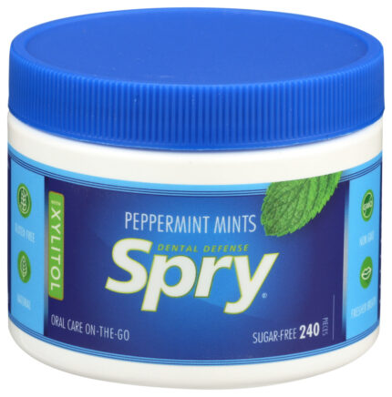 Spry Mints,Peppermint 240 Ct