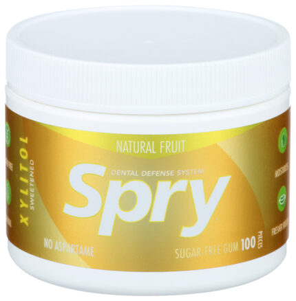 Spry Chewing Gum Fruit 100 Ct