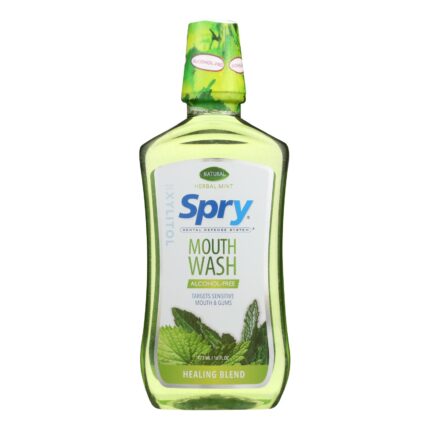 Spry Mouth Wash,Herbal Mint 16 Fz