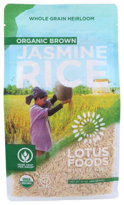 Lotus Rice,Og1,Brown,Jasmine 30 Oz