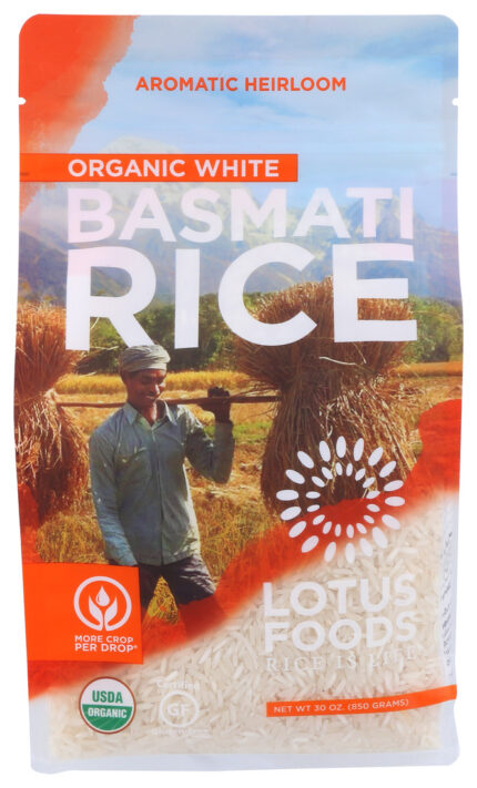 Lotus Rice,Og2,White,Basmati 30 Oz