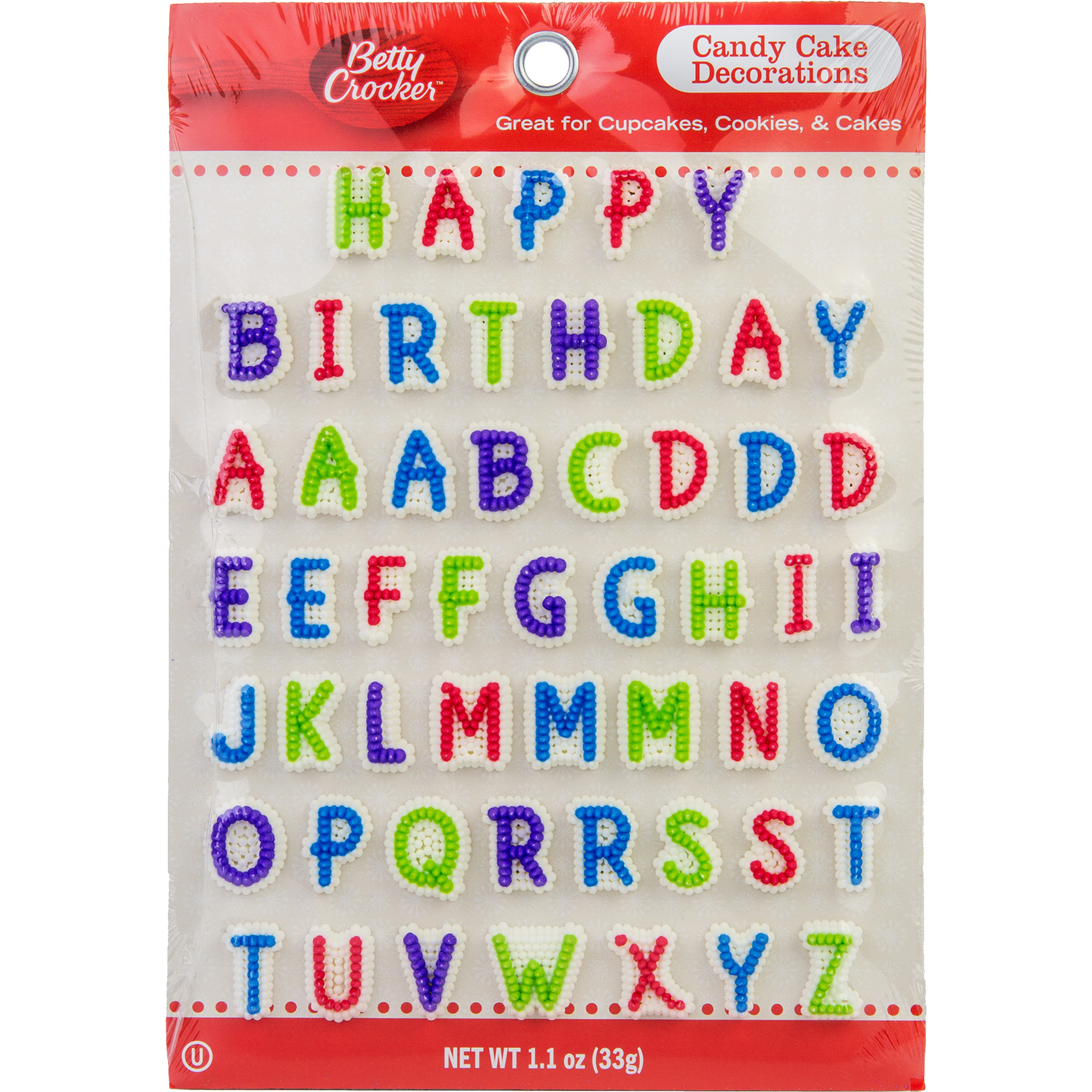 0071169227621_1WorldSync_F.jpg Betty Crocker, Candy Cake Decorations, Case Of 6, 1.1 Oz - Image 1