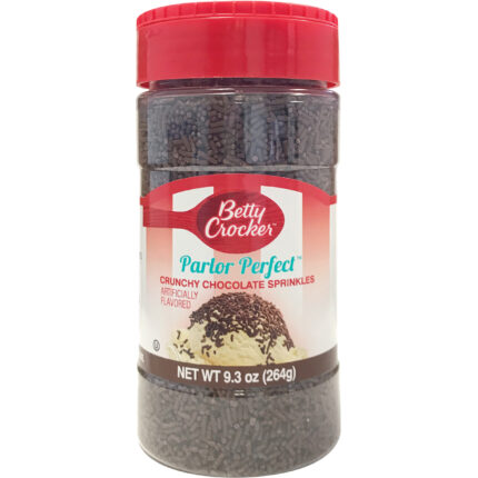 Betty Crocker, Parlor Perfect Crunchy Chocolate Sprinkles, Case Of 12, 9.3 Oz