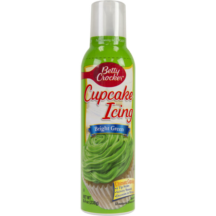 Betty Crocker, Cupcake Icing Bright Green, Case Of 6, 8.4 Oz - Image 1