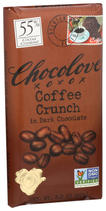 Choclv Bar,Dk Choc W/Coffe Crnch 3.2 Oz