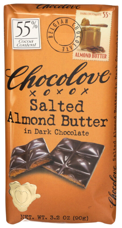 Choclv Bar,Slt,Alm Btr,Dk Ch 55% 3.2 Oz