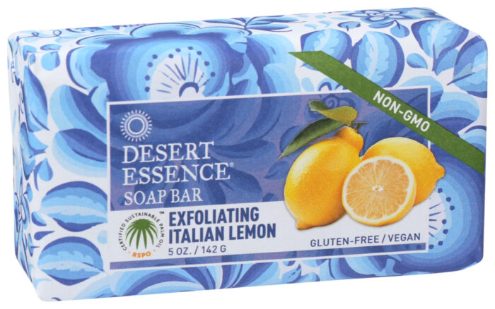 Desert Bar Soap,Exfol Itl Lemon 5 Oz - Image 1