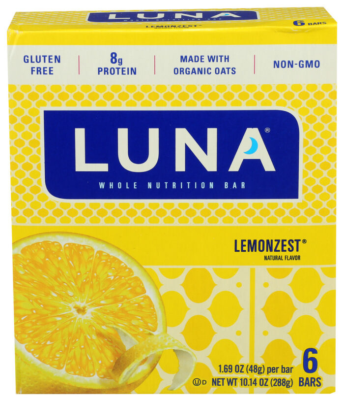 Luna Bar,Og3,Lemon Zest 6/1.69Oz - Image 1