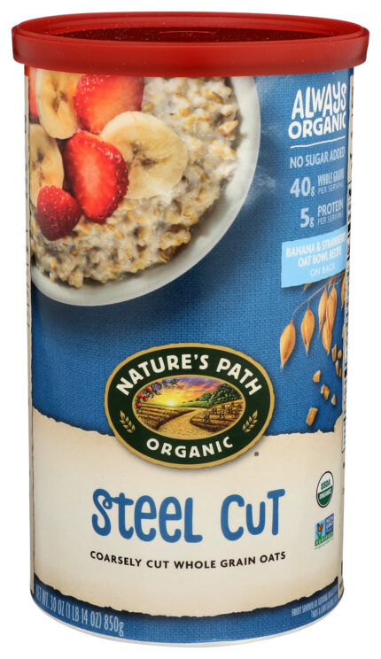 Natpth Oatmeal,Og2,Steel Cut 30 Oz