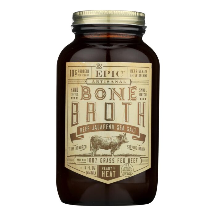 Epic Bone Broth,Beef,Jalp,Sslt 14 Fz - Image 1