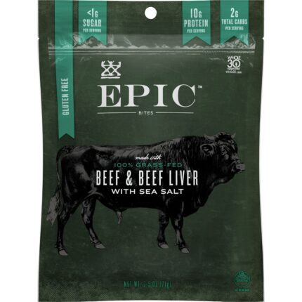 Epic Bites,Beef,Beef Liver 2.5 Oz
