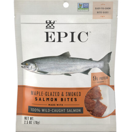 Epic Jrk Bites,Salm,Mpl,Glz 2.5 Oz
