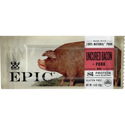 Epic Bar,Pork,Mple,Uncrd Bacon 1.5 Oz