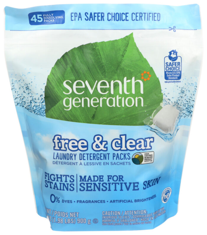 Sevnth Detergent,Packs 45 Ct - Image 1