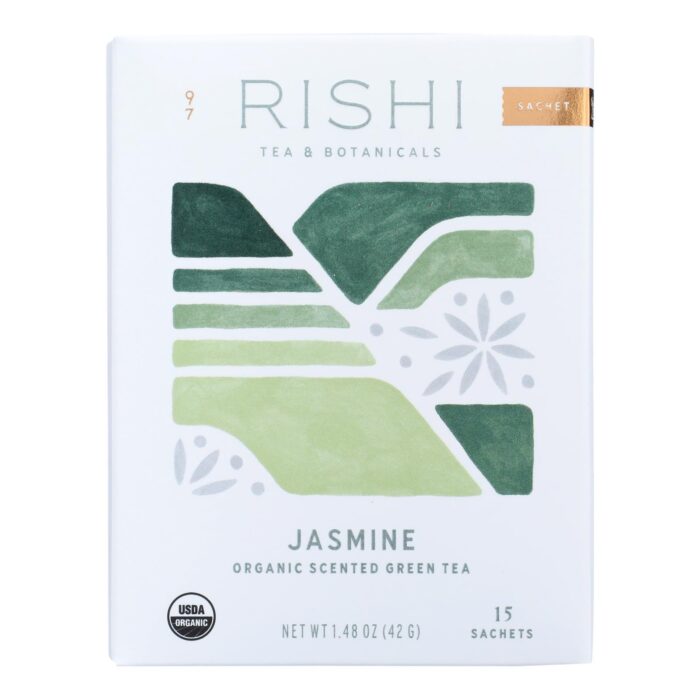 Rishi Green Tea,Og2,Jasmine 15 Bag - Image 1