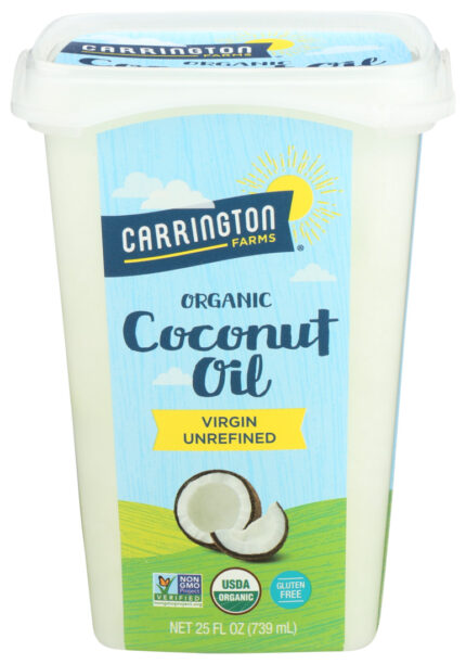 Carrington Farms, Farms Coconut Oil Tub Organic Virgin, Case Of 6, 25 Fl Oz