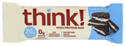 Think! Thin Bar,Cookies&Cream 2.1 Oz