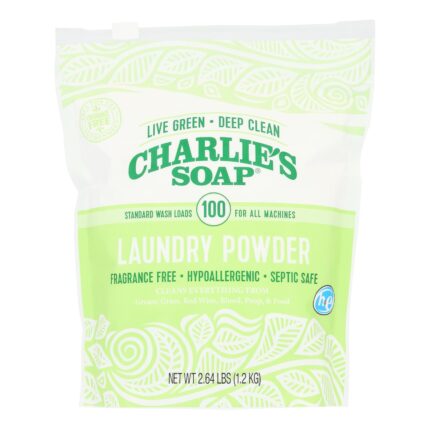 Charli Laundry,100 Load,Powder 2.64 Lb